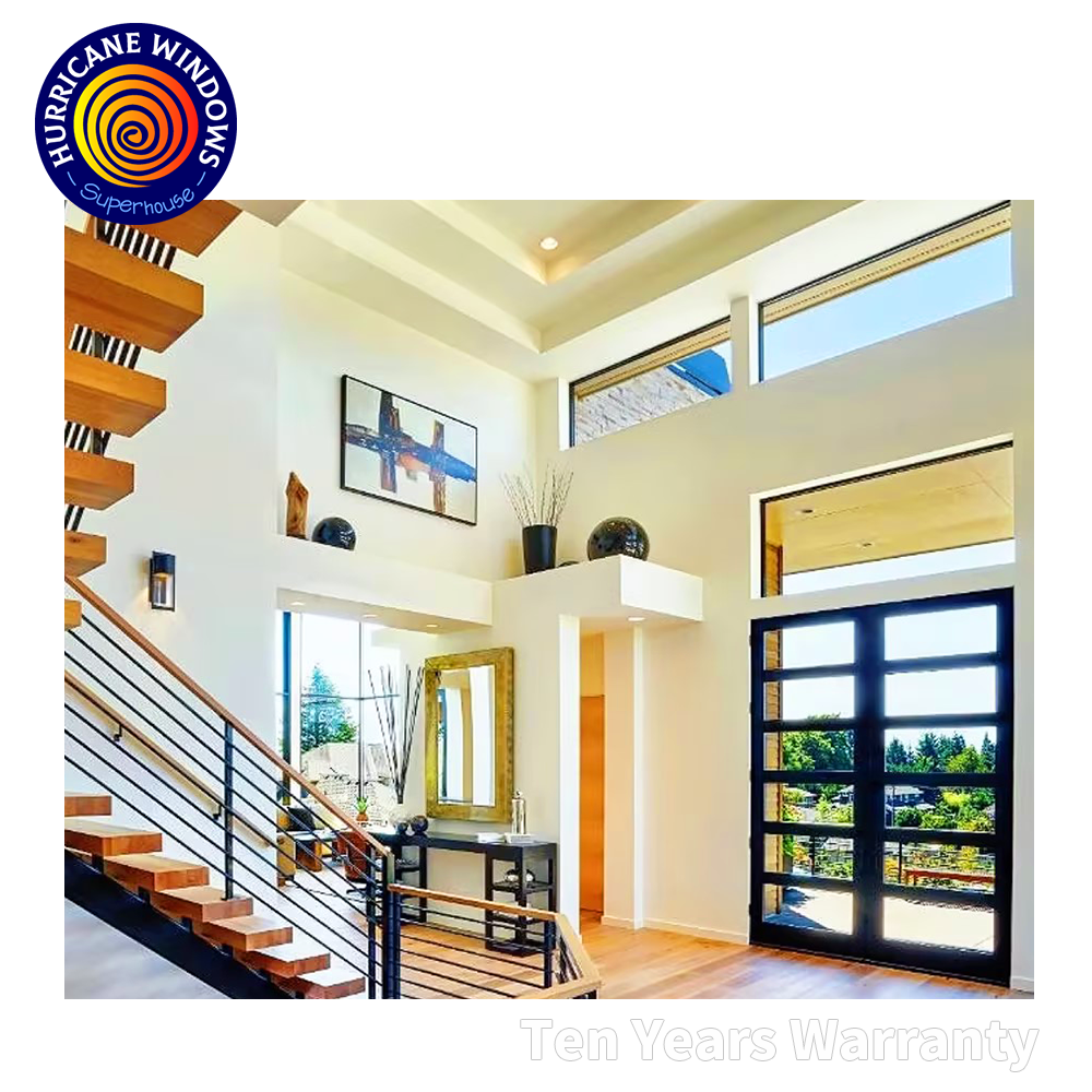 Luxury Villa Aluminum Window Wall With Florida NFRC NOA FPA AS2047 Approval Passive House
