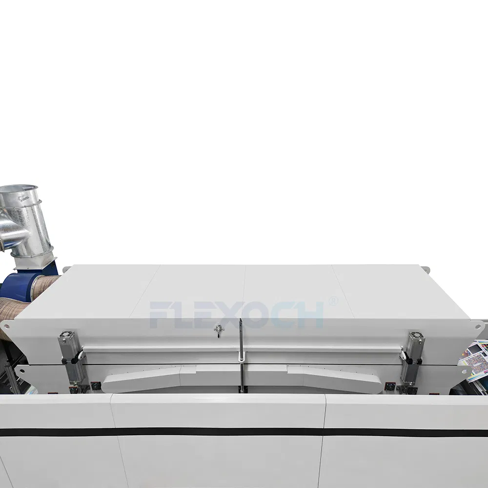 4 6 8 Máquina de Impressão Flexográfica Sem Engrenagem para Sacos de Filme Plástico de Tambor Central Colorido