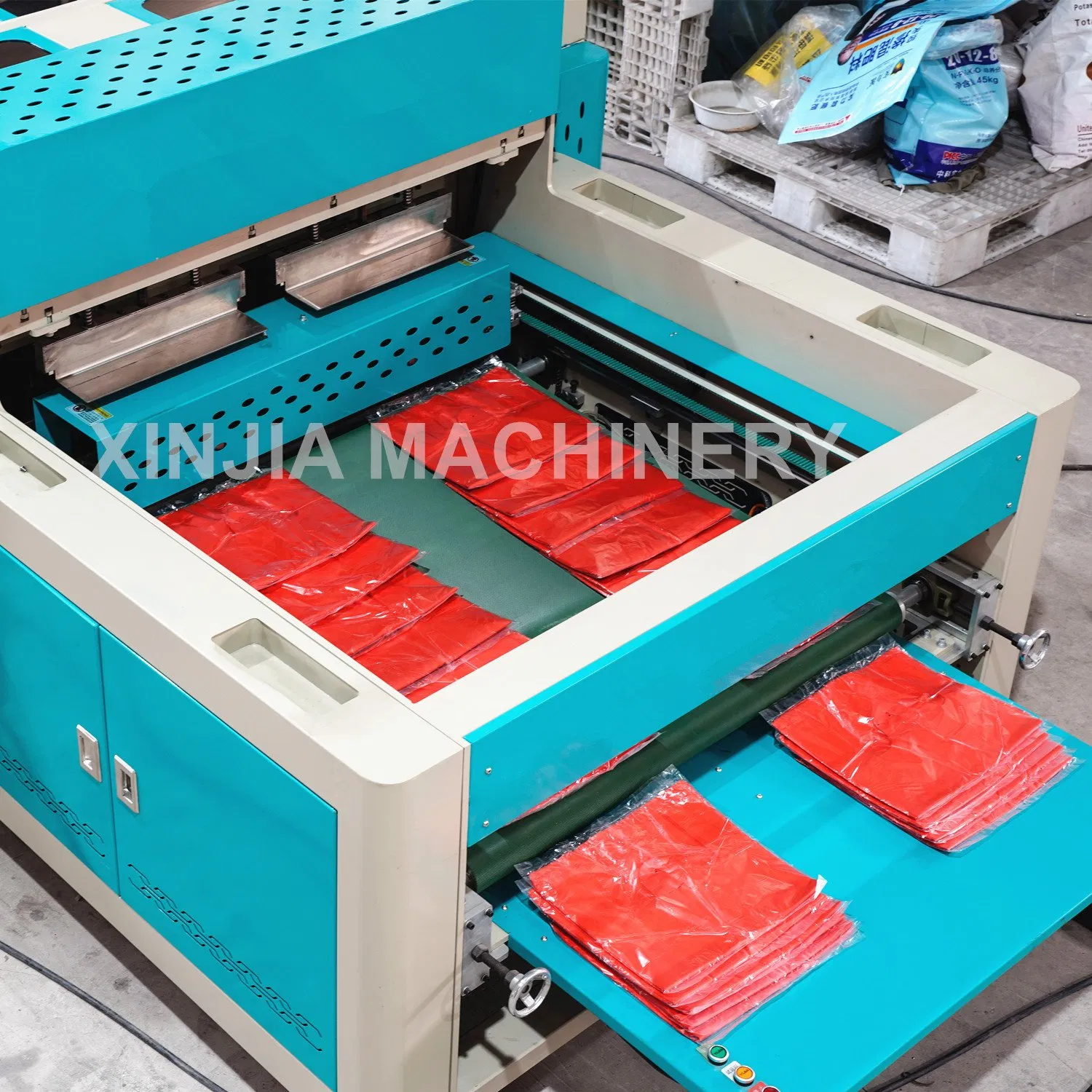 Máquina de Fazer Sacos Plásticos para Camisetas em Alta Velocidade com Embalagem Automática de Sacos