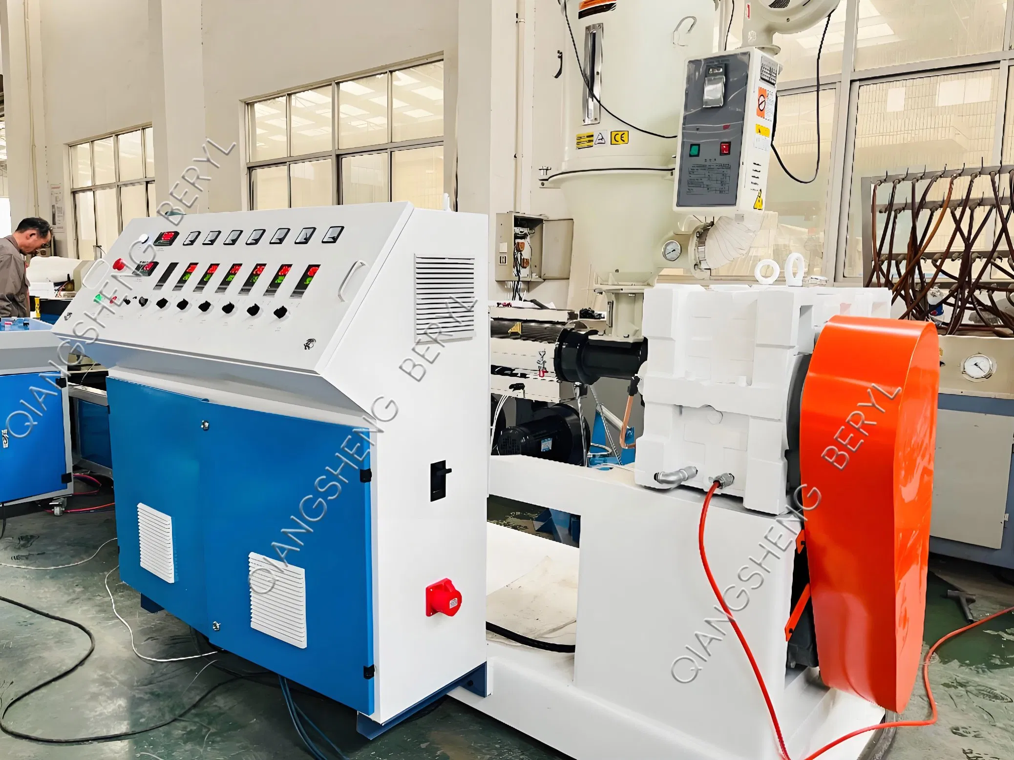 Linha de Produção de Tubos de Conduíte Elétrico de PVC PE Corrugado de Parede Simples da China Goodprice Máquina de Fabricação de Mangueiras Plásticas