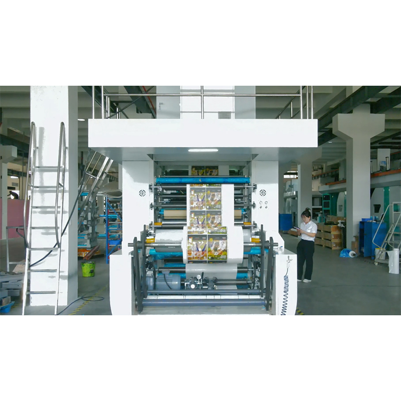 Lisheng 6 Cores Caixa de Papel Alta Qualidade Alta Velocidade Rolos Ci Flexo Máquina de Impressão de Copos de Papel Plástico Rotogravura Não Tecido Offset