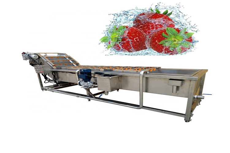 Máquina de Lavar Frutas e Legumes com Bolhas de Ar