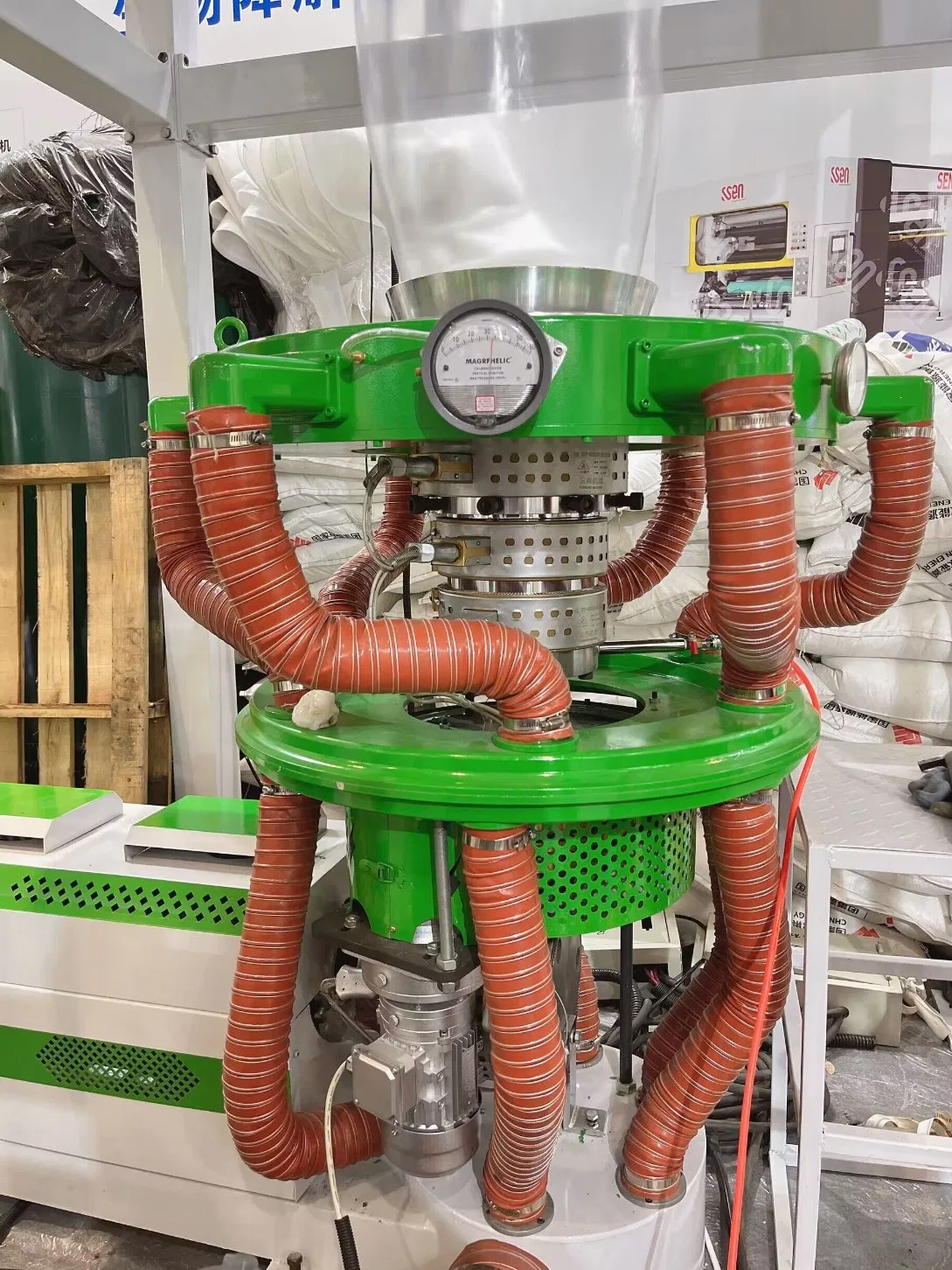 Máquina de Sopro de Filme Termoencolhível de PE com Máquina de Sopro Biodegradável de Plástico
