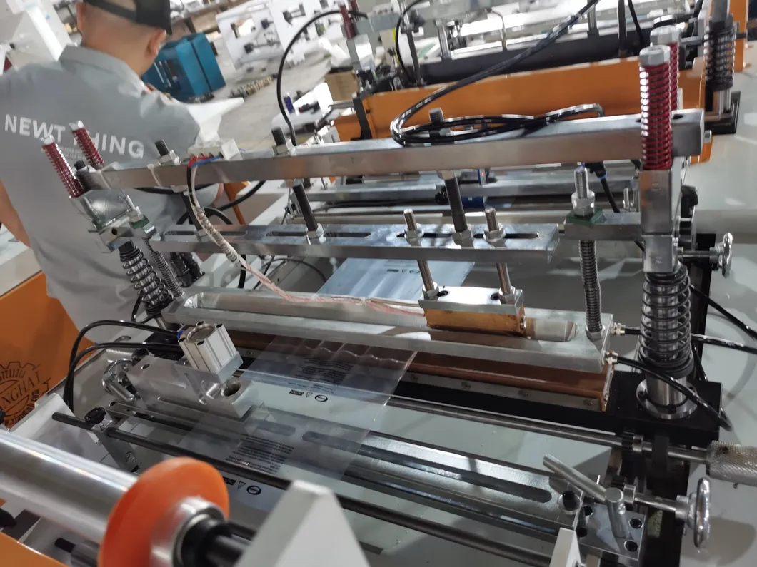 Máquina de Fabricação de Sacos Ziplock para Corte a Quente de Ldpp/PE/PP Inteligente