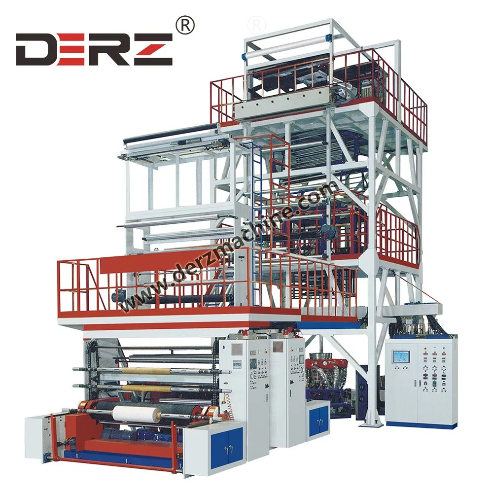 Máquina de Extrusão de Filme Plástico, Extrusora de Filme Soprado, Preço de Máquina de Filme de Camada Única, Duas Camadas, Três Camadas, Multicamadas, Alta Velocidade, HDPE, LDPE, LLDPE, PE