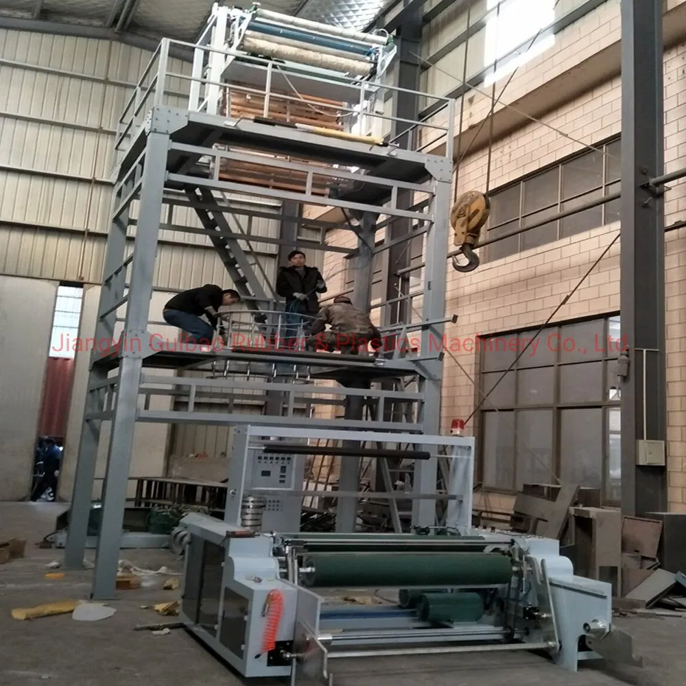 Máquina de Extrusão de Filme Plástico Máquina de Sopro de Filme Plástico para HDPE, LDPE, Filme Biodegradável