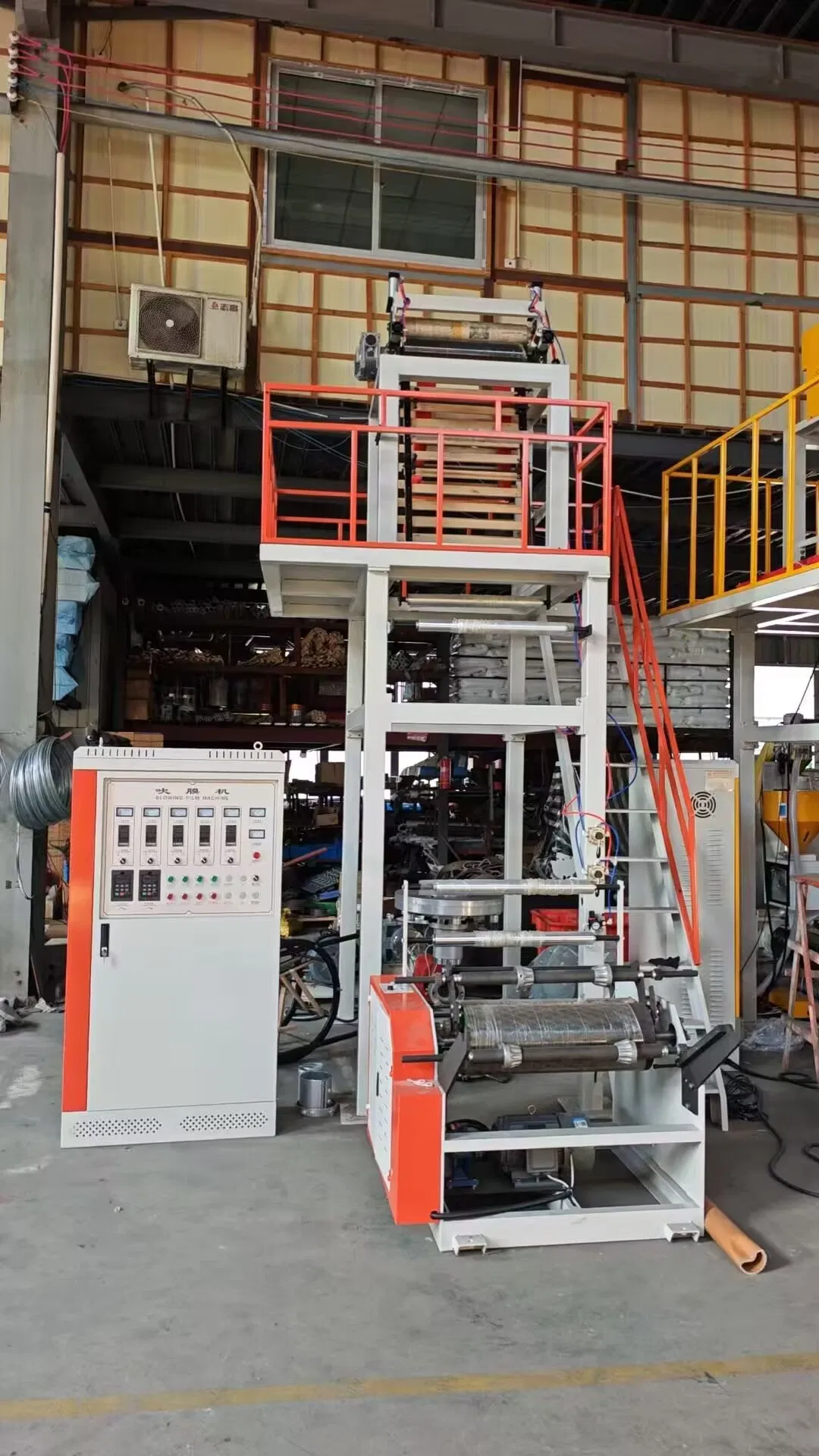 Preço Taiwan Biodegradável PLA Amido de Milho HDPE LDPE LLDPE Filme Plástico Nylon Fabricação Linha de Extrusão Máquina de Produção de Filme Termoencolhível Extrusão Soprado