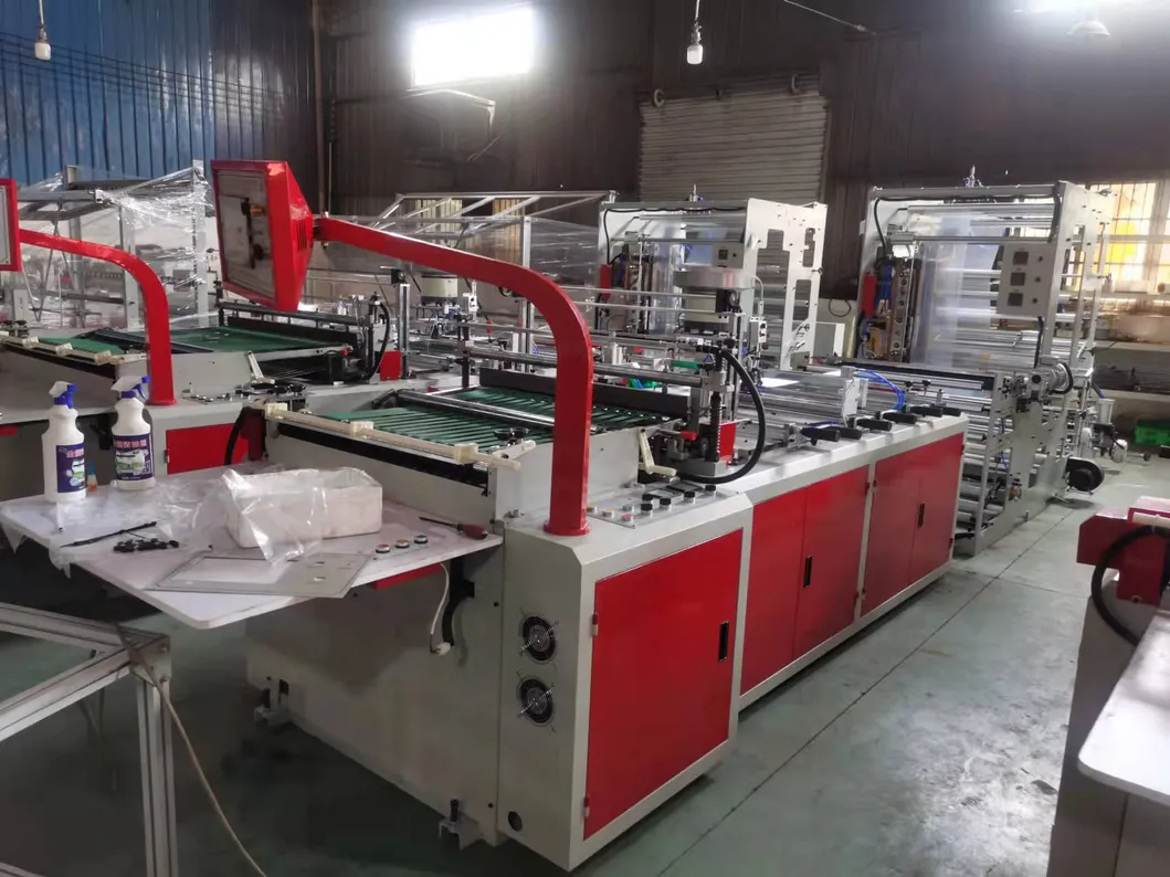 Máquina de Fazer Sacos Plásticos com Zíper Deslizante para Armazenamento de Alta Velocidade