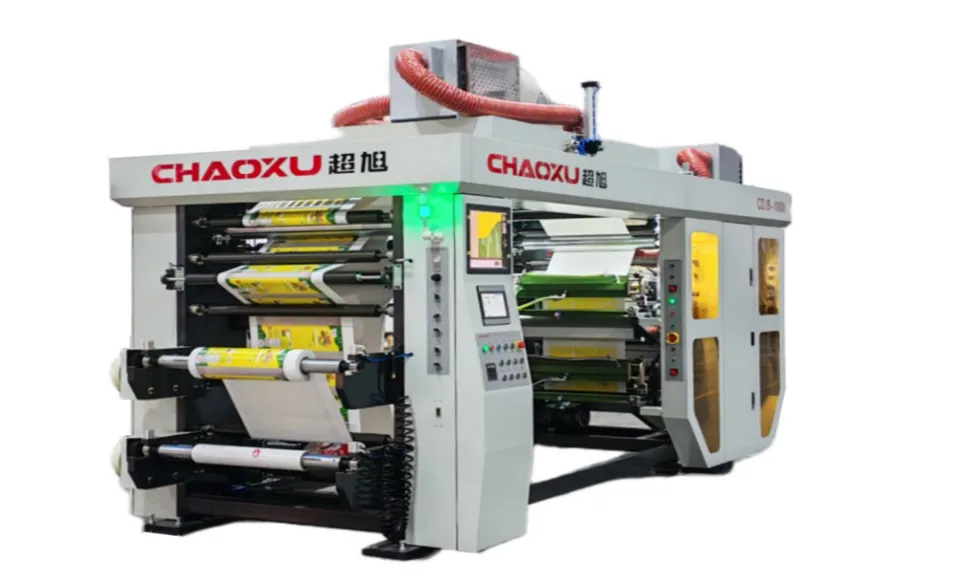 Máquina de Impressão Flexográfica para Embalagens de Alta Velocidade 4 Cores Tipo de Pilha