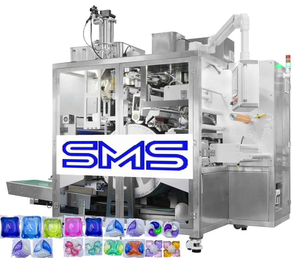 Máquina de Embalagem de Cápsulas de Detergente Automático Filme PVA Embalagem Solúvel em Água