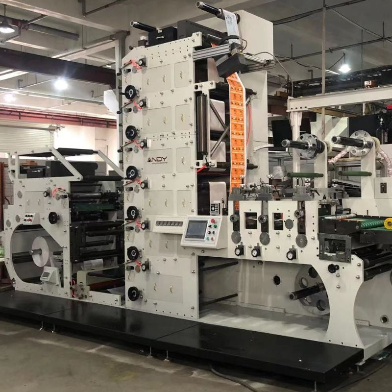 Imprensa Flexográfica Tipo Torre Andy Máquinas de Alta Precisão Máquina de Impressão Flexo Empilhada