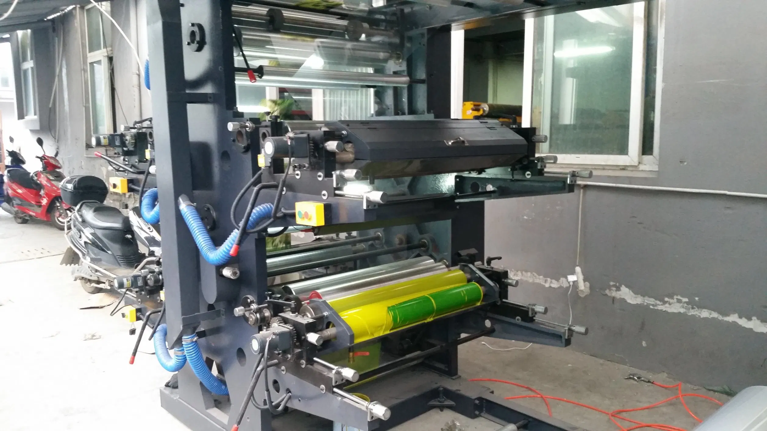 Máquina de Impressão Flexográfica de Tambor Central