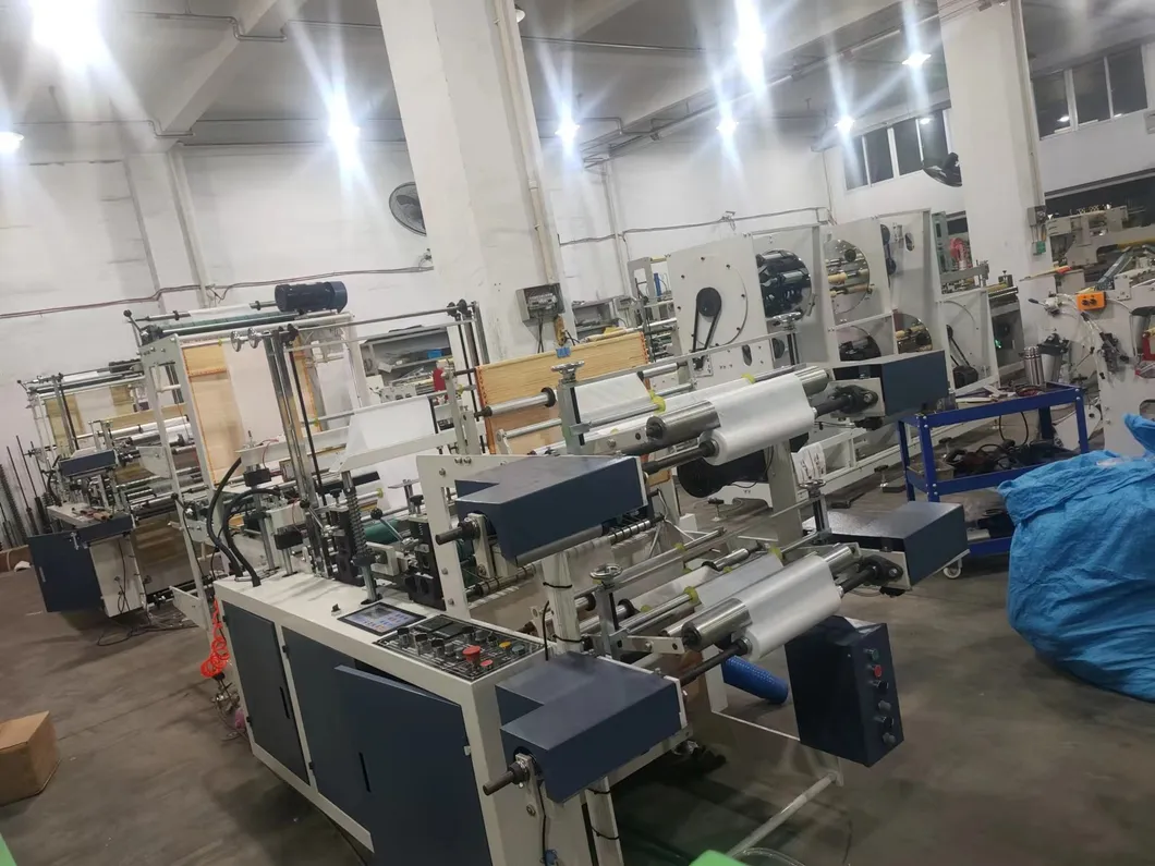 Máquina de Fazer Sacos Plásticos Descartáveis de Lixo em Rolos de Alta Velocidade