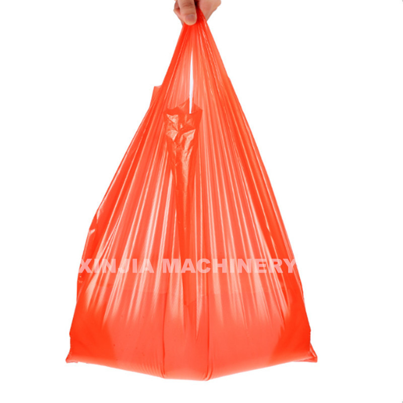 Máquina de Fazer Sacos Plásticos para Camisetas em Alta Velocidade com Embalagem Automática de Sacos
