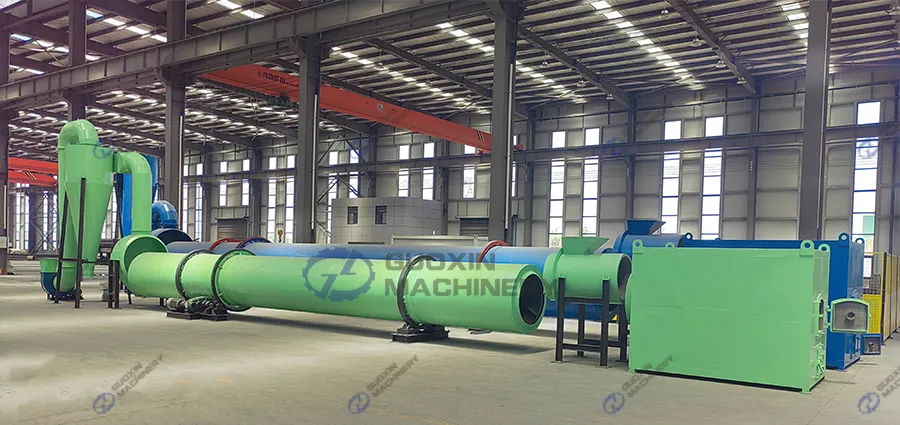 Máquina de Secagem Rotativa de Pellets de Madeira de Biomassa Pequena para Casca de Coco e Carvão