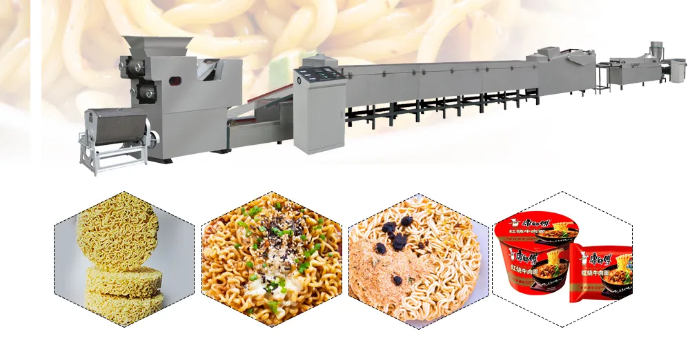 Máquina de Fazer Macarrão Frito Instantâneo Automática de Alta Qualidade à Venda