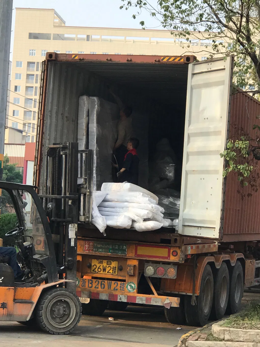 Carregamento no Container 1