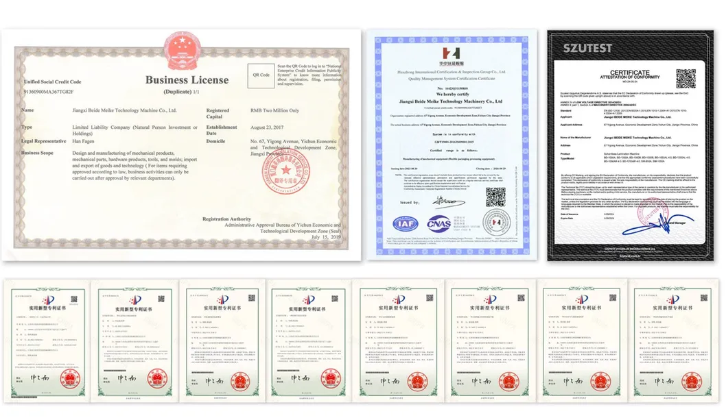 Certificações do Equipamento de Impressão