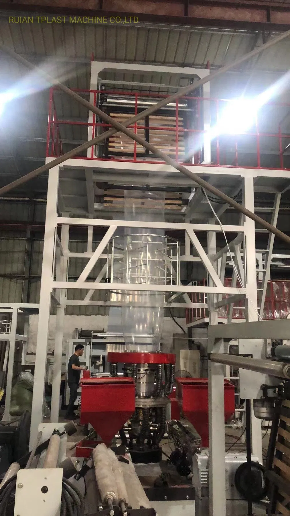Máquina de Sopro de Filme de Plástico PE Multicamadas de Alta Qualidade da China 3 Camadas LDPE Preço