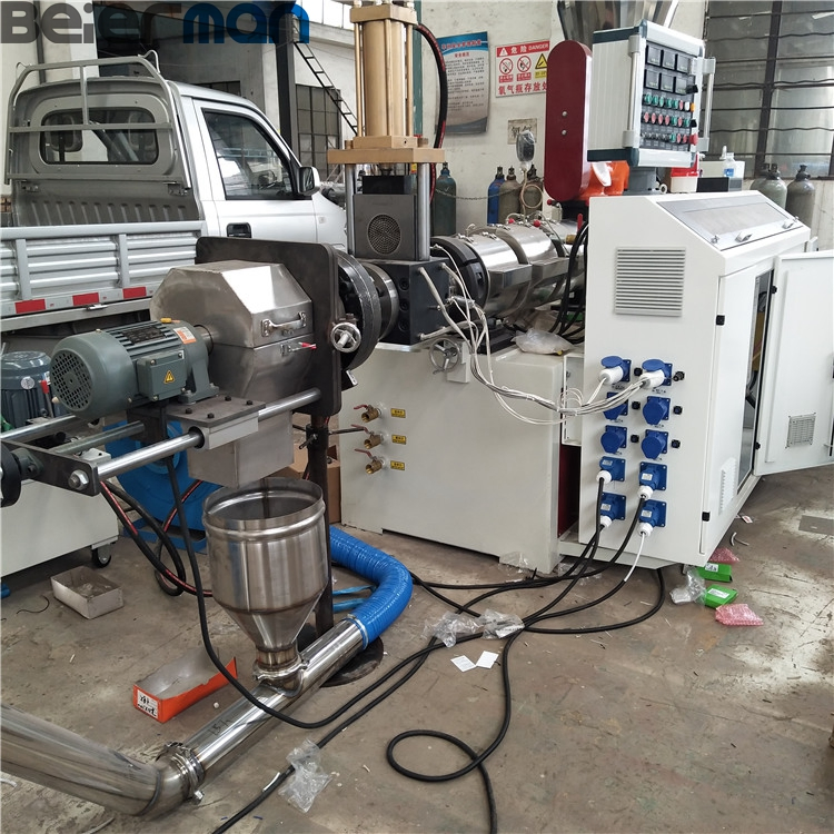 Máquina de Granulação de Plástico para Reciclagem de Resíduos Plásticos de Duplo Estágio