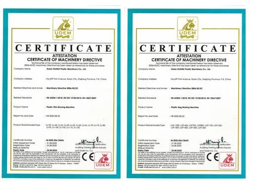 Certificação CE ISO