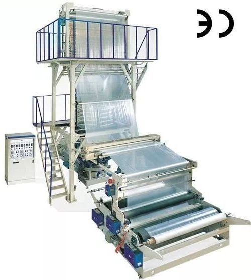 1000mm Máquina de Sopro de Filme Mini de LDPE HDPE PE Extrusora de Plástico Saco Plástico Biodegradável Agrícola Máquina de Extrusão de Filme Soprada