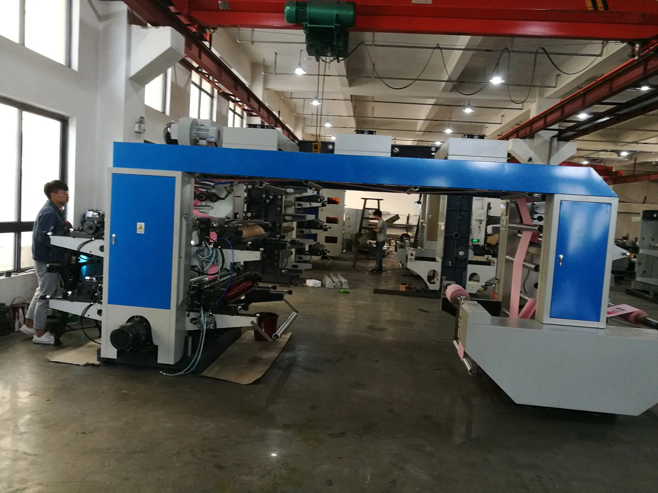 Máquina de Impressão Flexográfica de Tambor Central