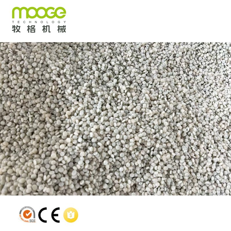 Máquina de Granulação de Pellets Plásticos para Reciclagem de Sacos de Filme e Tejido em Duas Etapas