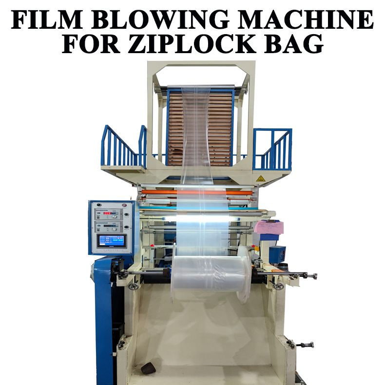 Máquina de Sopro de Filme Plástico Biodegradável de Nylon PE com Cabeça Rotativa de Alta Velocidade Extrusora de Filme Soprada