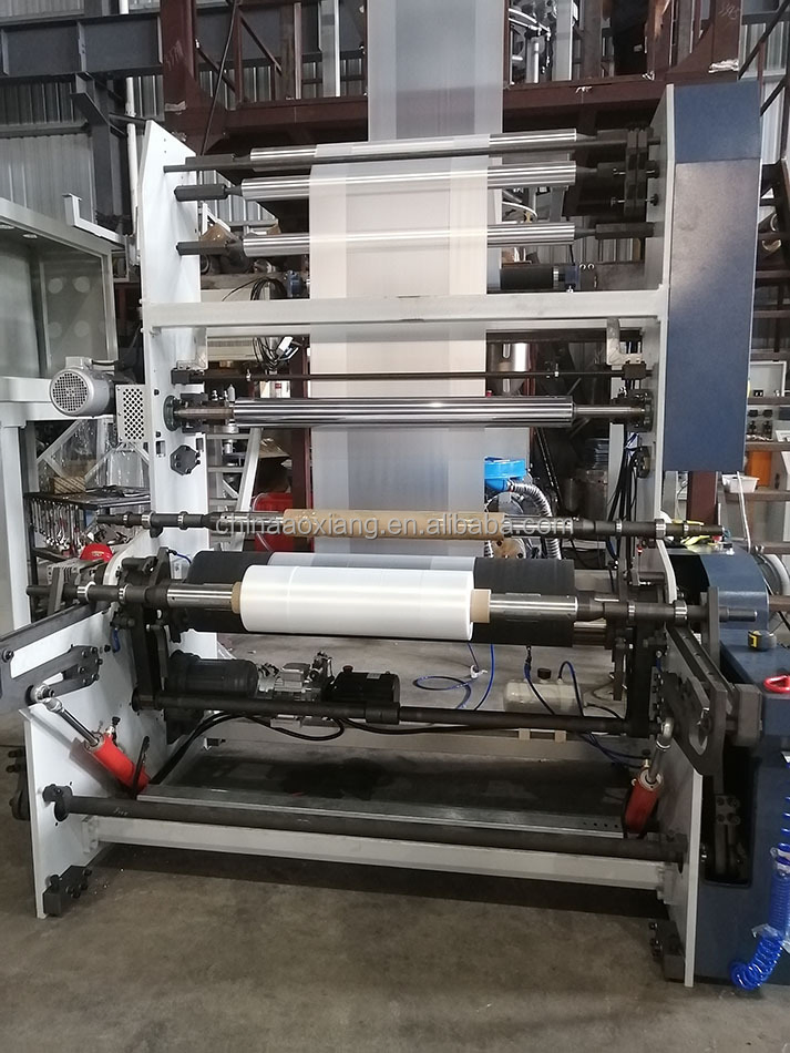 Máquina de Filme Soprado Multicamadas Avançada com Cabeça de Molde Rotativa em LDPE