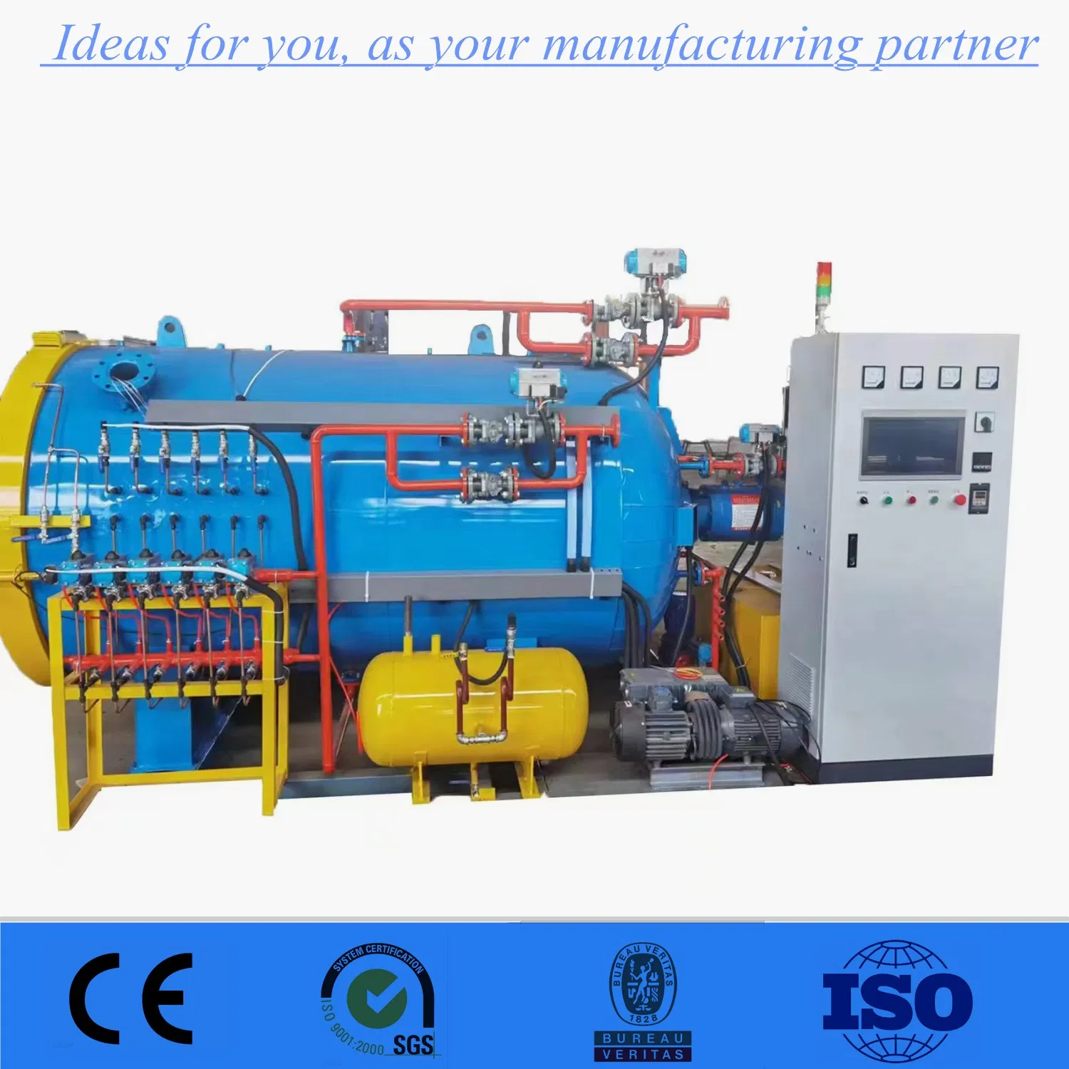 Padrão ASME Controle PLC Pequeno Reator Químico Composto Autoclave de Laboratório