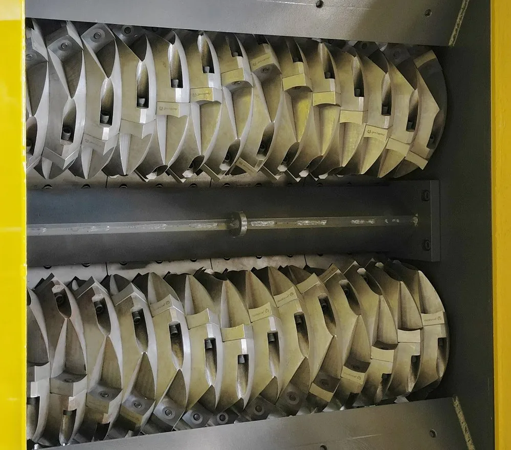 Detalhe do Rotor da Máquina de Trituração