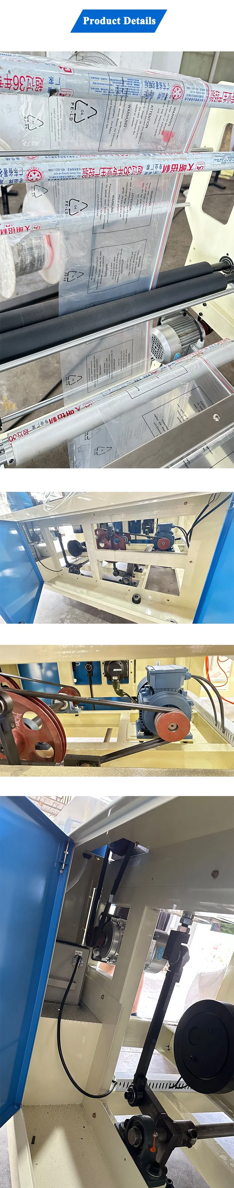 Máquina automática de corte e selagem a quente para sacos com zíper de HDPE e LDPE