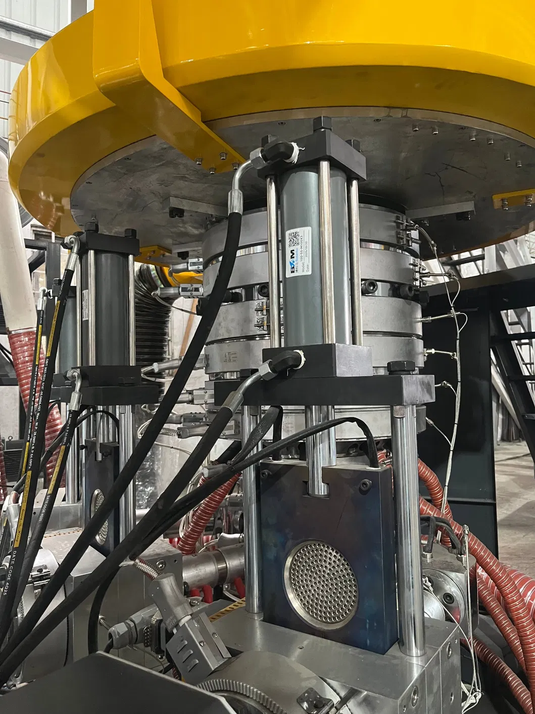 Detalhe Máquina de Sopro de Filme