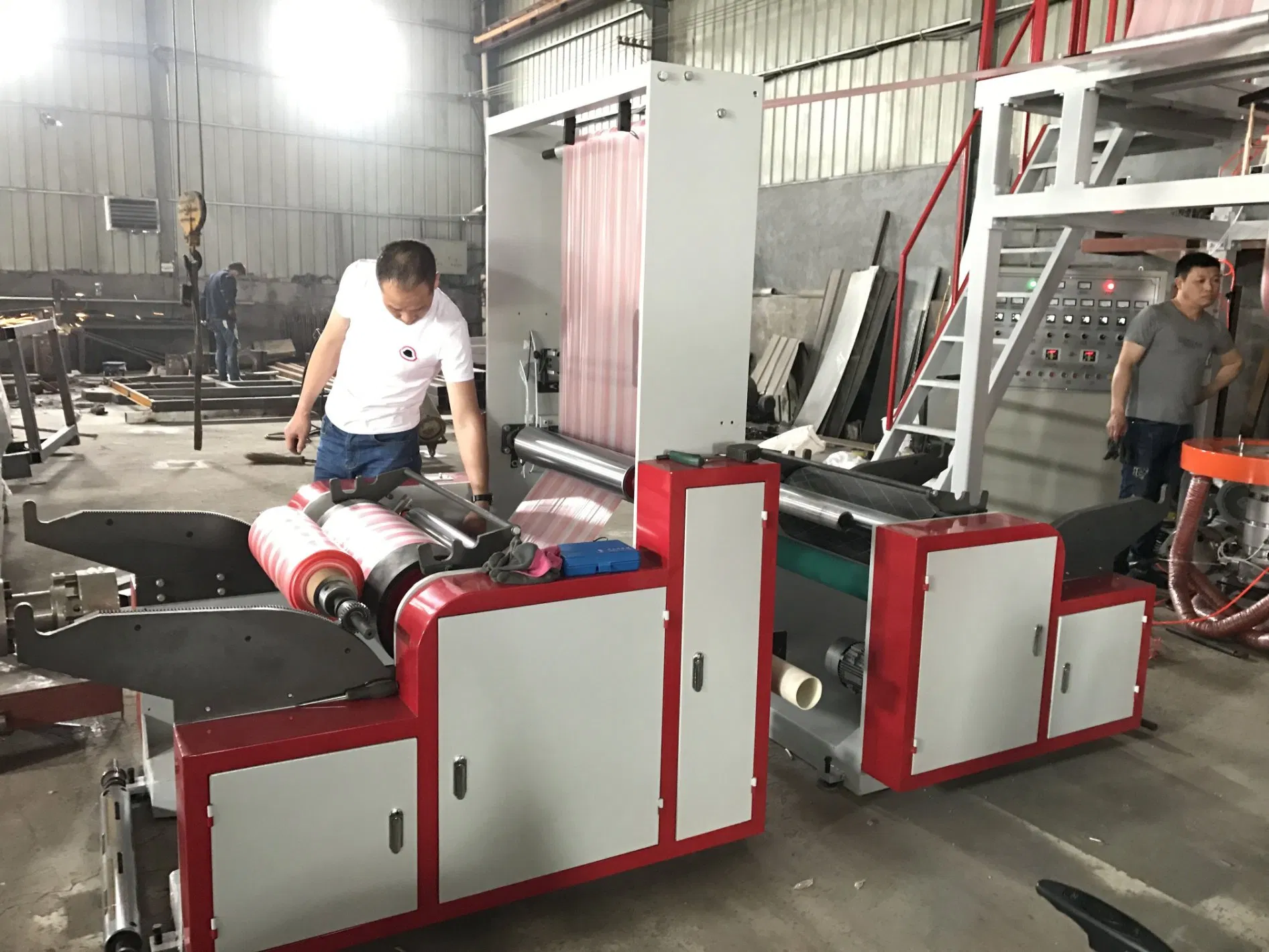 Máquina de Extrusão de Filme Verde de Três Camadas para Agricultura