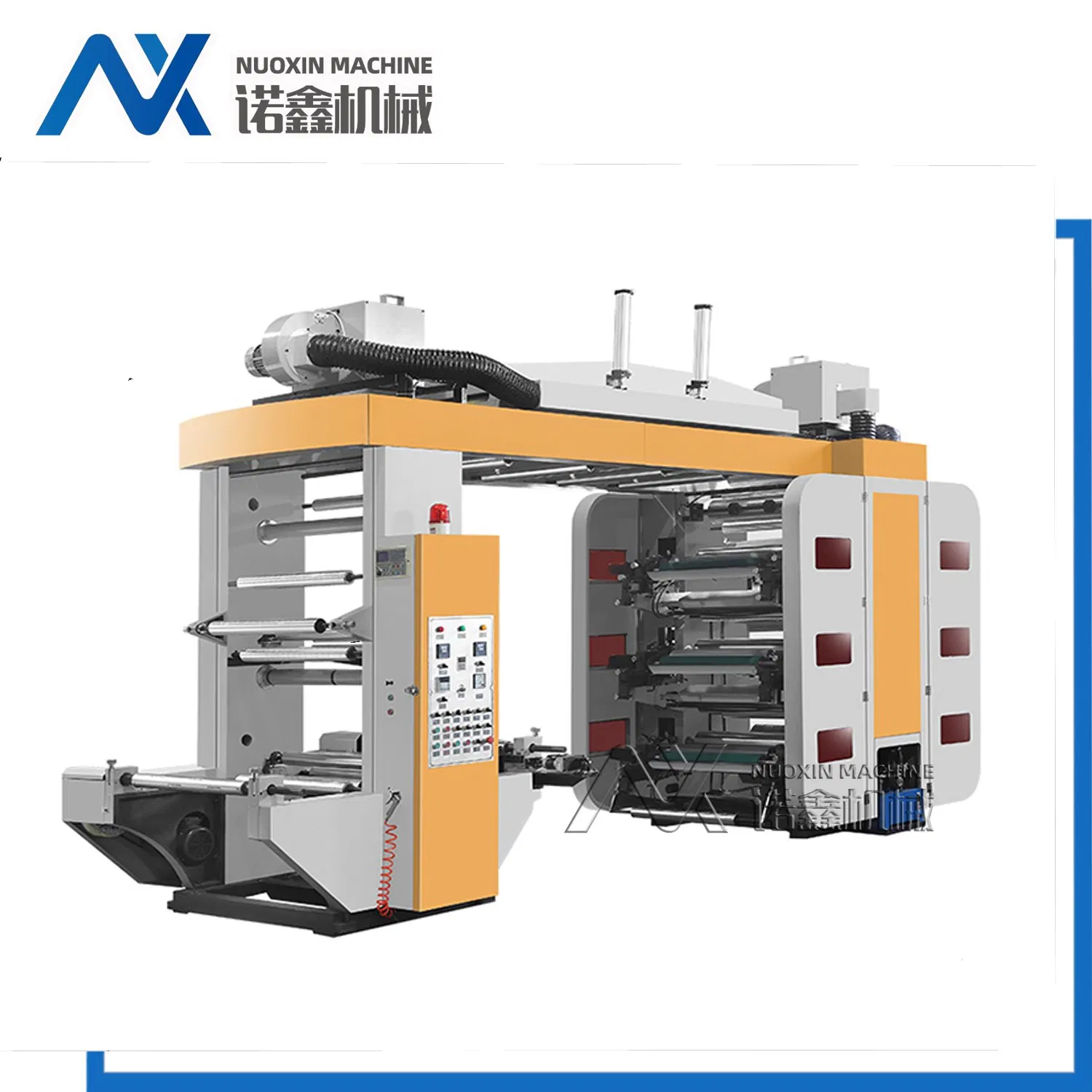6 Máquina de Impressão Flexográfica Colorida Para PE/PP/HDPE LDPE/OPP