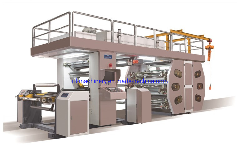 Papel Craft 6 Cor Ci Tipo Flexo Impressora Flexográfica Máquina de Impressão de Impressão Central