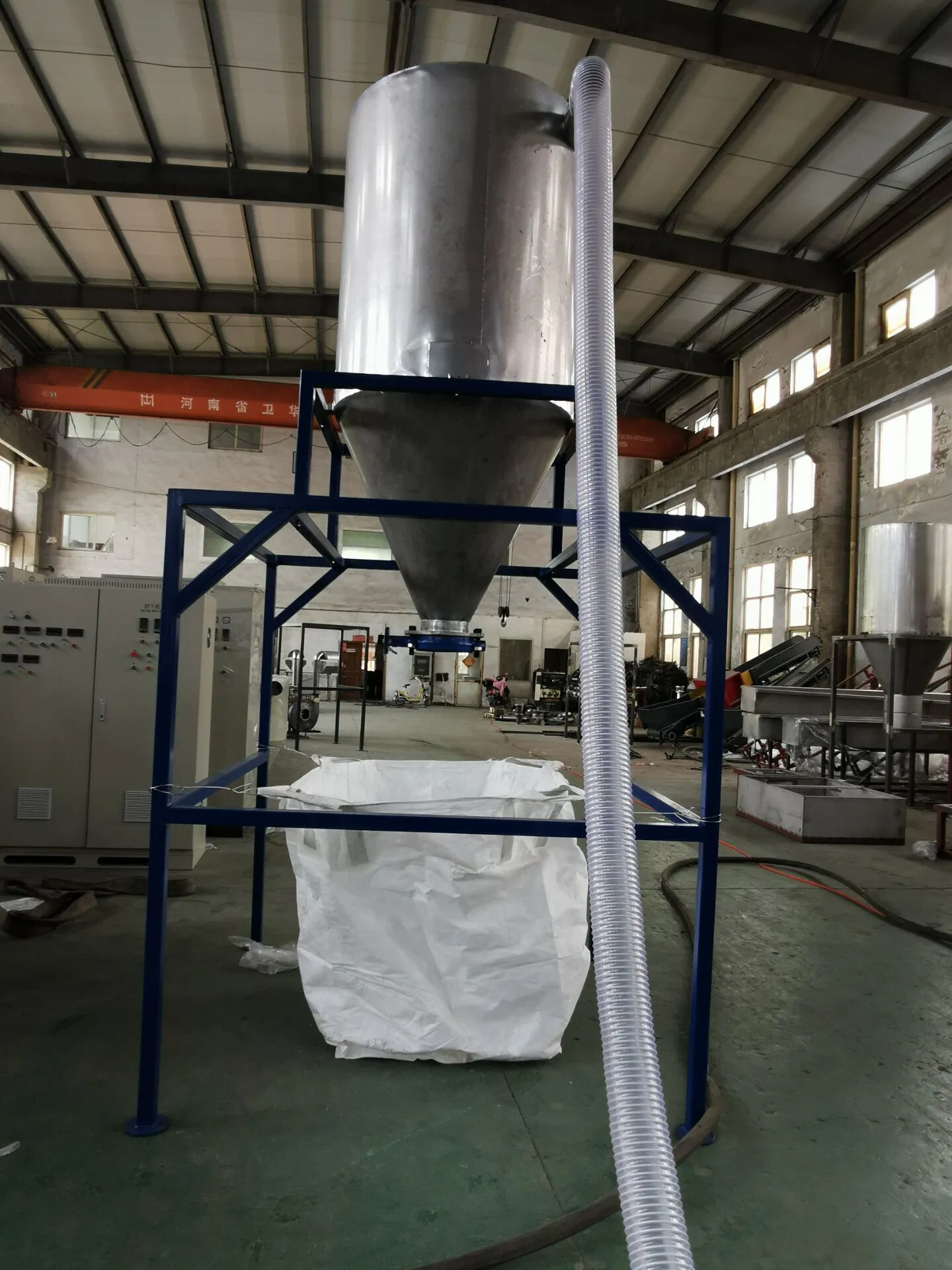 Máquina de Granulação Plástica de Estágio Duplo Simples para Linha de Pelotização de Plástico PP PE PVC