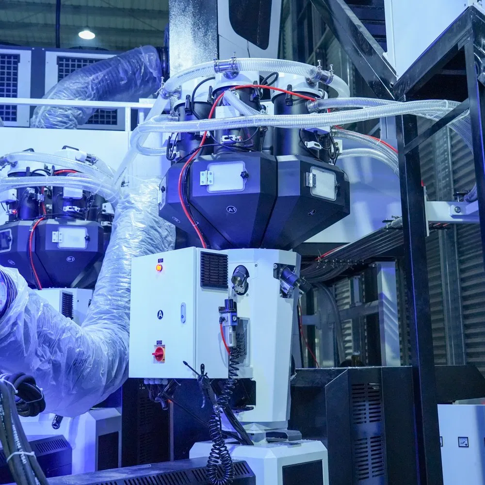 Preço de Fábrica de Grau Médico Mínimo Tempo de Inatividade 7 Linha de Filme de Barreira de Camada Máquina de Sopro de Filme Multicamadas