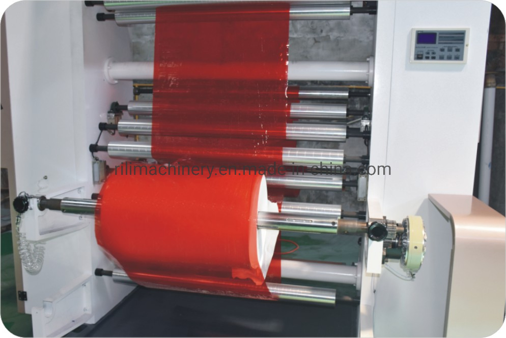 Máquina de Impressão Flexográfica de Caixa de Hambúrguer de Seis Cores de Alta Velocidade