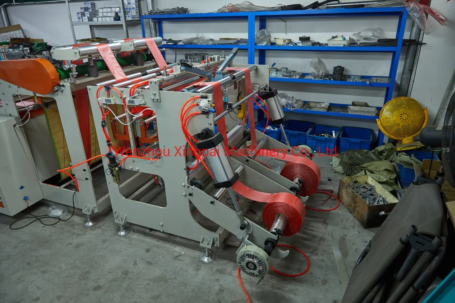Máquina de Fazer Sacos Plásticos Planos de Nylon de Alta Velocidade, Sacos de Lixo em V