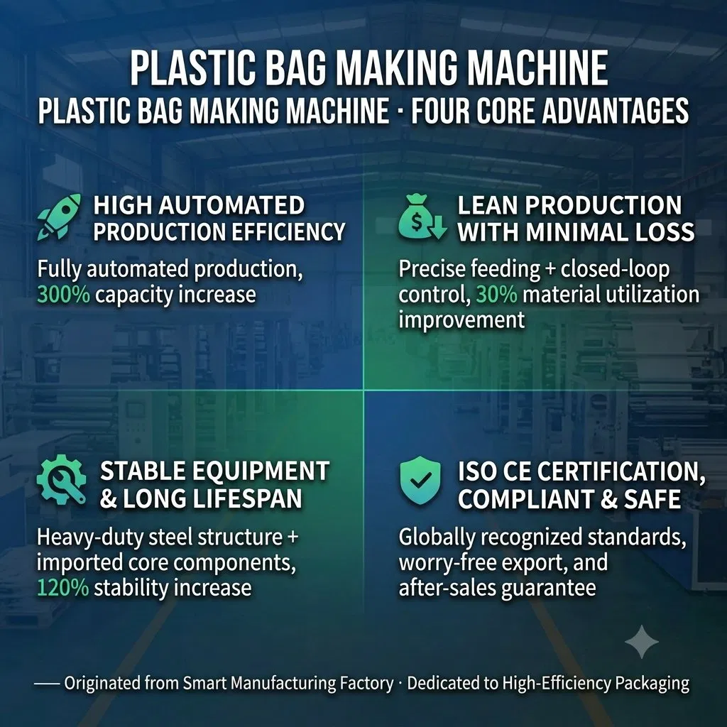 Máquina de Fazer Sacos de Plástico Biodegradáveis Automáticos de Alta Velocidade para Compras Pequenas de Camisetas e Lixo Preço