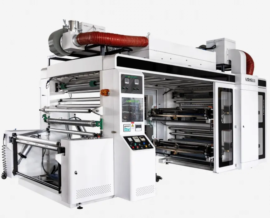 Saco de Embalagem de Alimentos em Polietileno Tipo 4 Máquina de Impressão Flexográfica em Cores