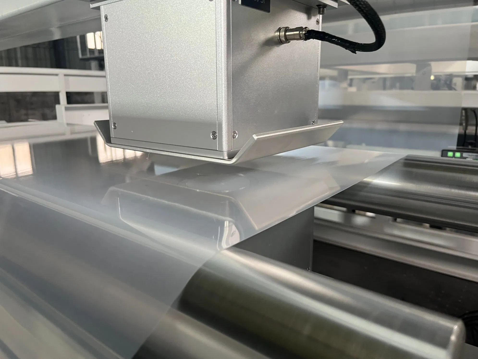 3 Camada ABC ABA Máquina Extrusora de Plástico Polietileno para Estufa Agrícola com Sopragem Automática Total, Máquina de Fabricação de Rolos de Filme de Mulching PE