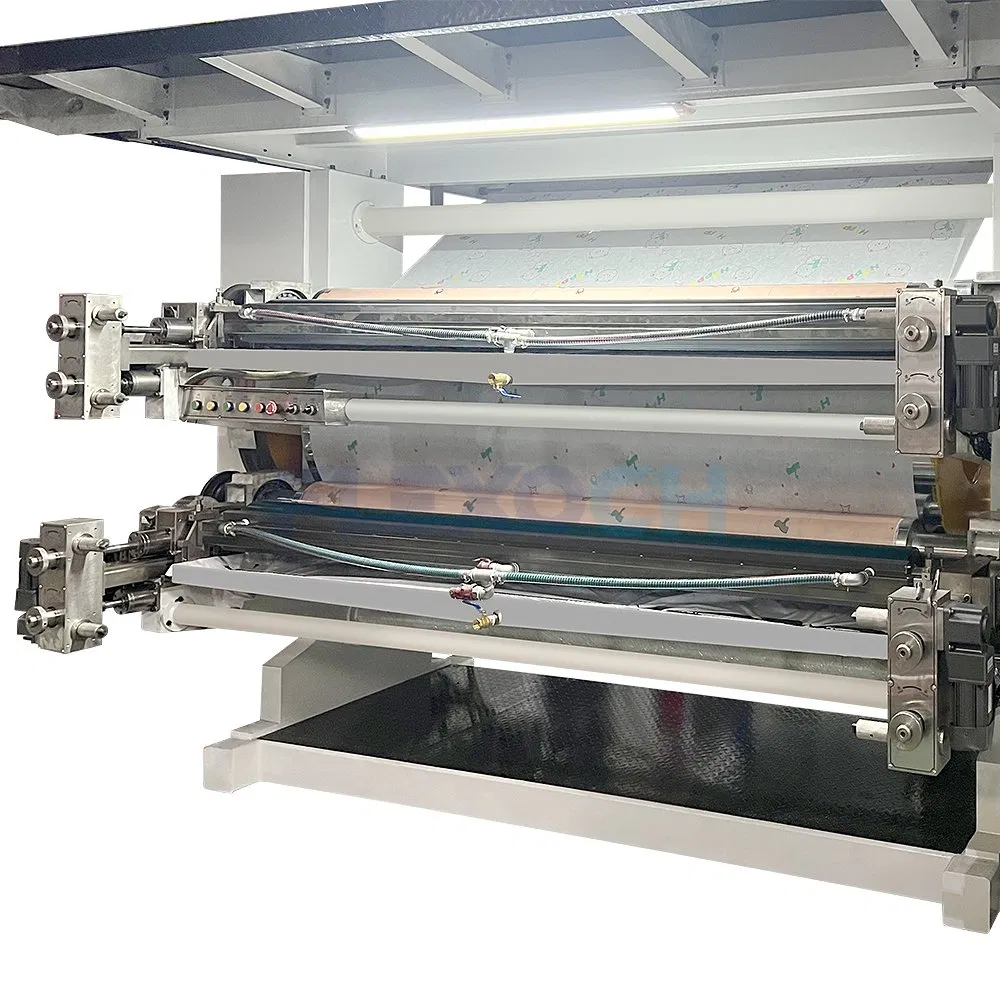 4 Máquina de Impressão Flexográfica de Tambor Central Flexo para Não Tecidos