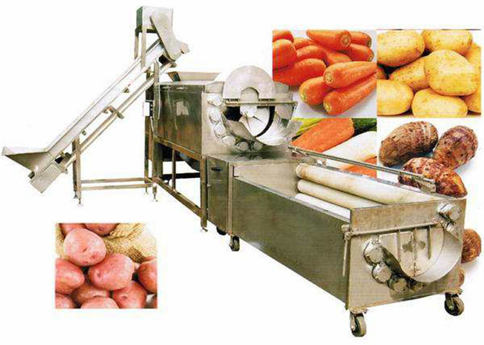 Máquina de Lavar Frutas e Legumes com Bolhas de Ar