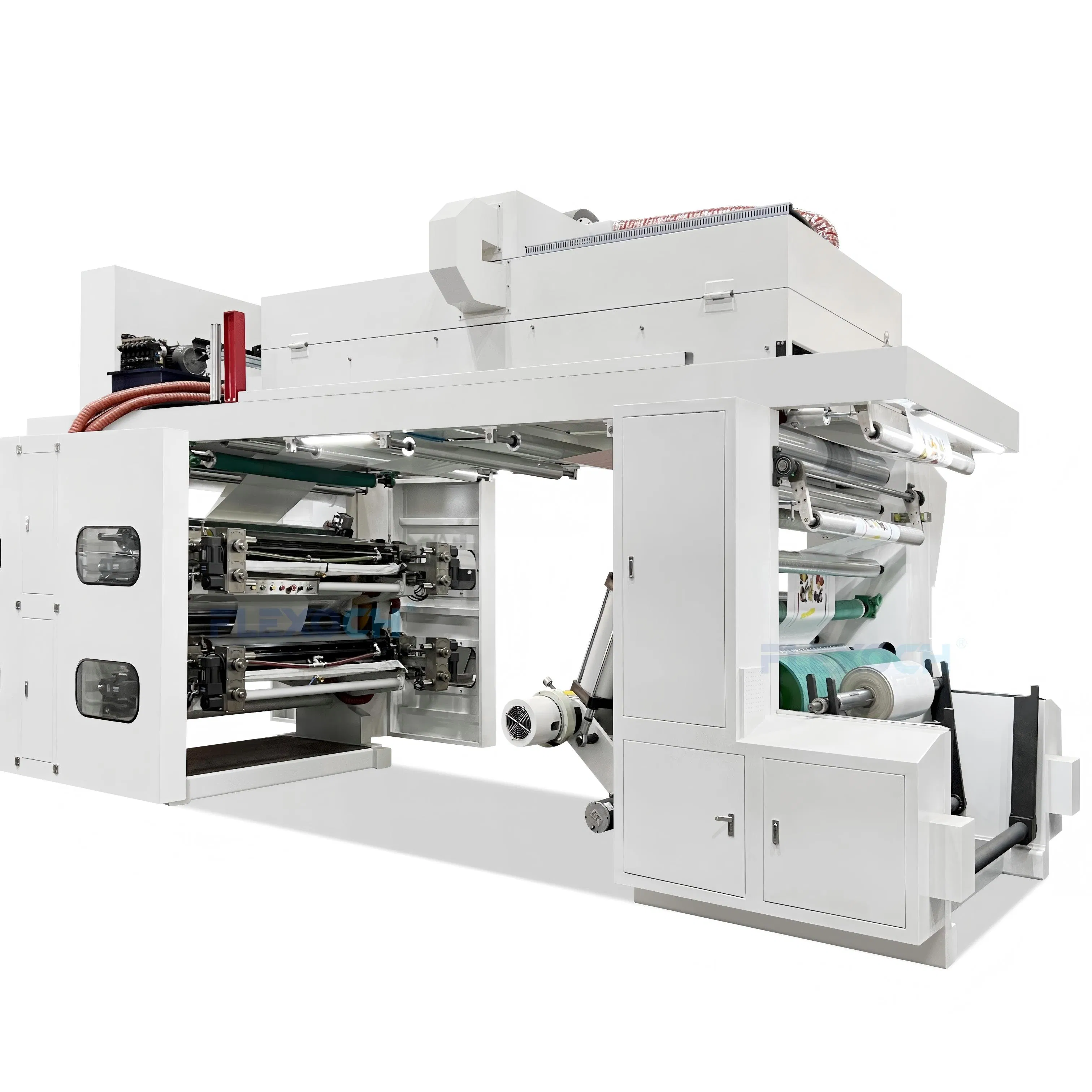 Máquina de Impressão Flexográfica Ci Central Drum 4 6 8 Cores 300m/Min