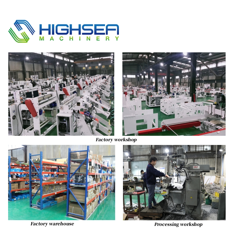 Saco de compras plano de alta velocidade em HDPE LDPE poliéster, saco de camiseta, saco de lixo com máquina de fabricação de amido de milho, biodegradável