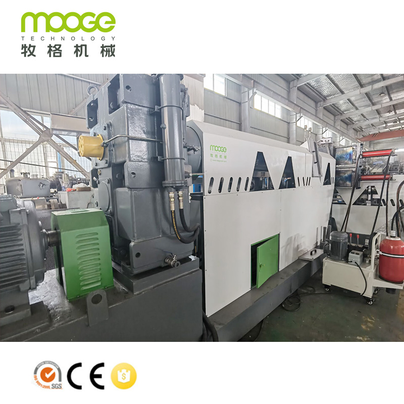Máquina de Granulação e Pelotização de Extrusora de Reciclagem de Flocos de Garrafa Plástica HDPE PP LDPE de Dupla e Única Etapa e Saco de Filme Woven