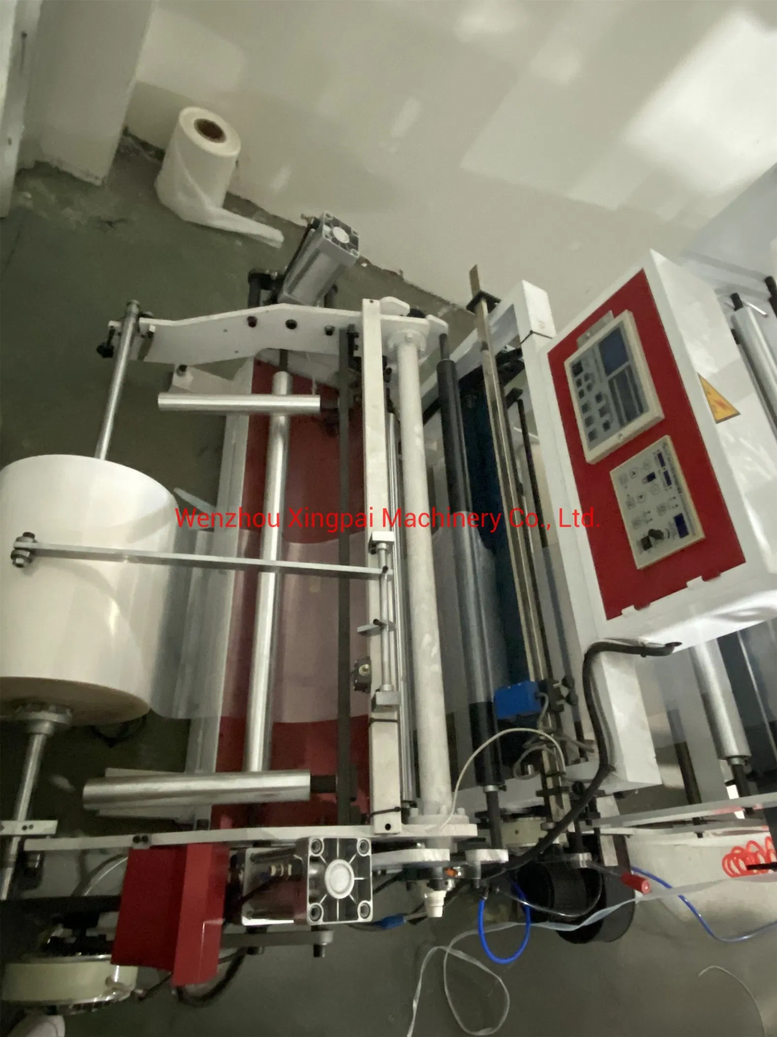 Máquina de Fabricação de Sacos Plásticos PE e PP com Zíper Automático para Embalagem de Roupas